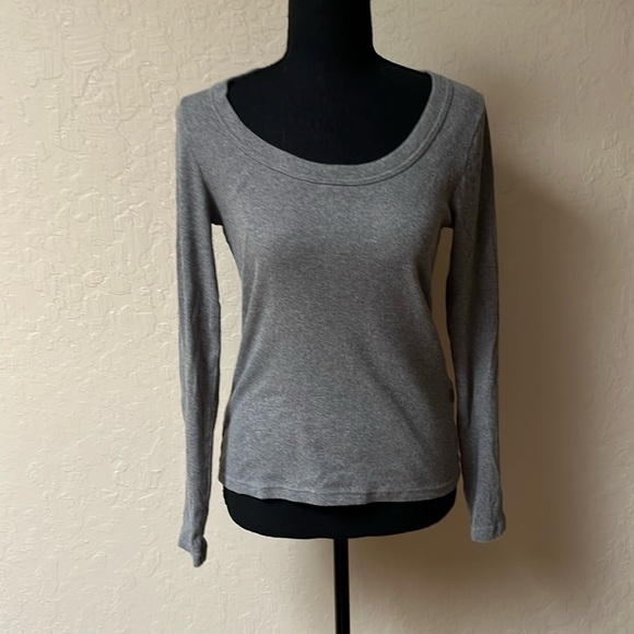 Banana Republic Tops - Banana Republic Gray Long Sleeve Tunic